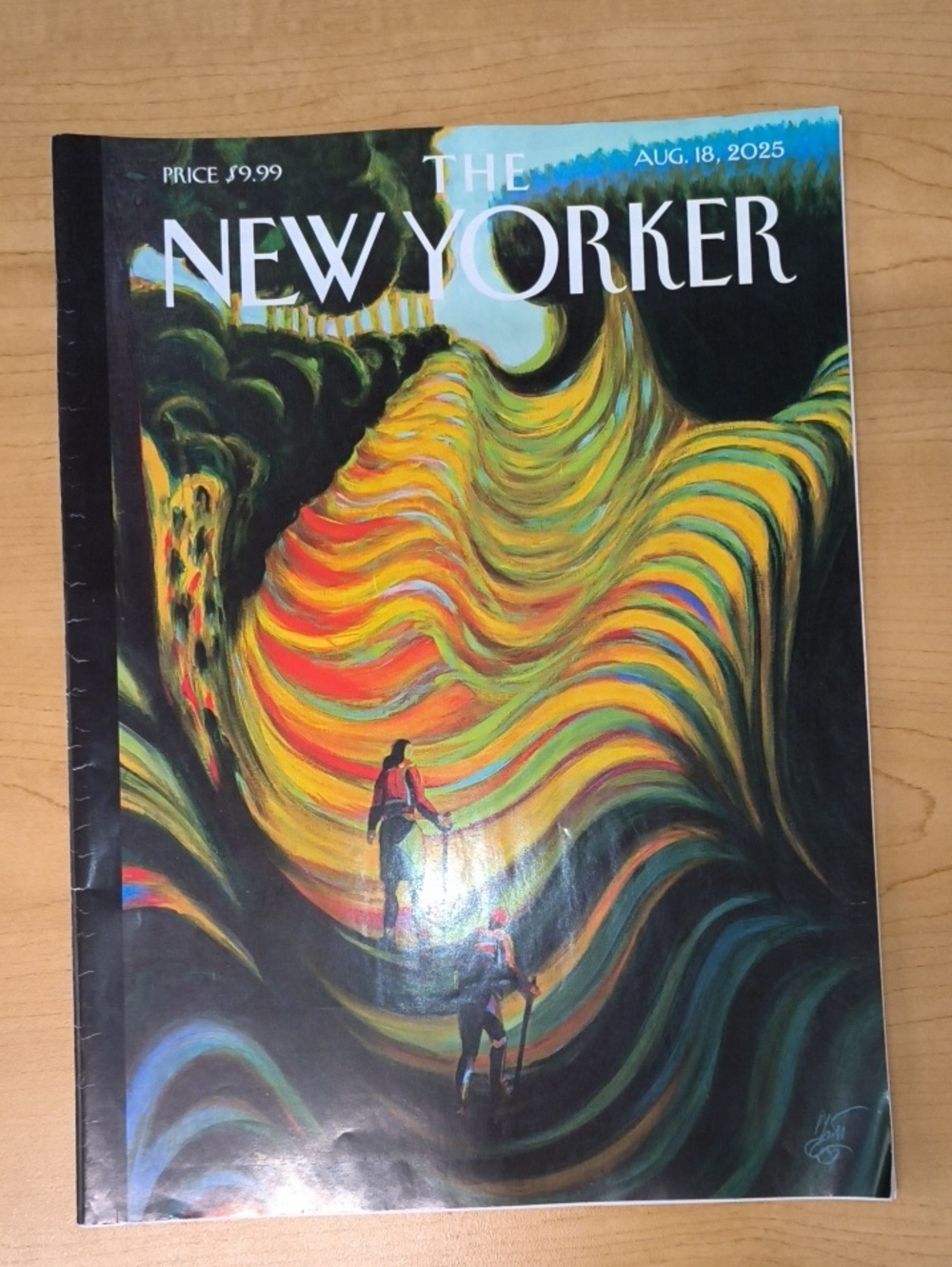 The New Yorker Magazine Lorenzo Mattotti’s “Summer Rays”:Aug 18, 2025